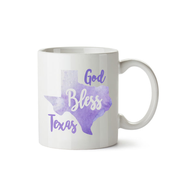God Bless Texas Coffee Mug